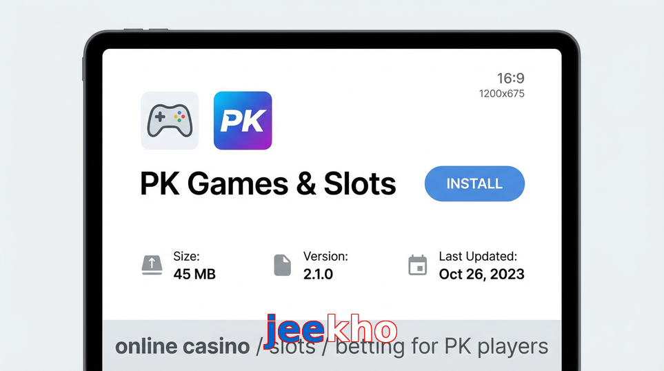 Game list for Jeekho gameapk section